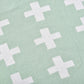 Mint Cross Baby Kids Nordic Cotton Blanket - Just Kidding Store