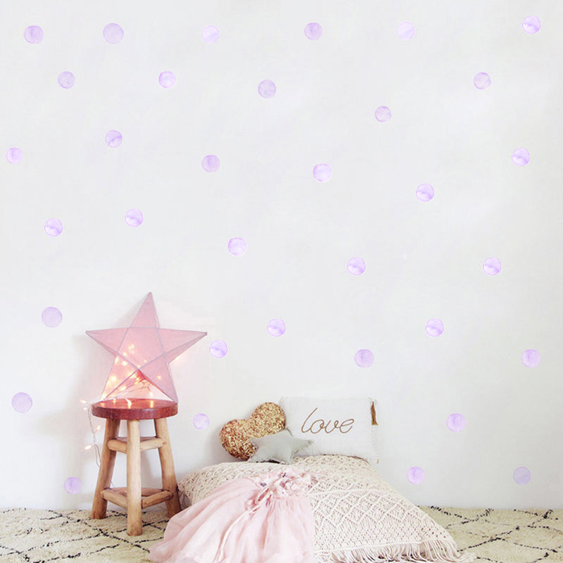 Watercolor Dot Wall Decal  Kids Wall Stickers - Just Kidding Store