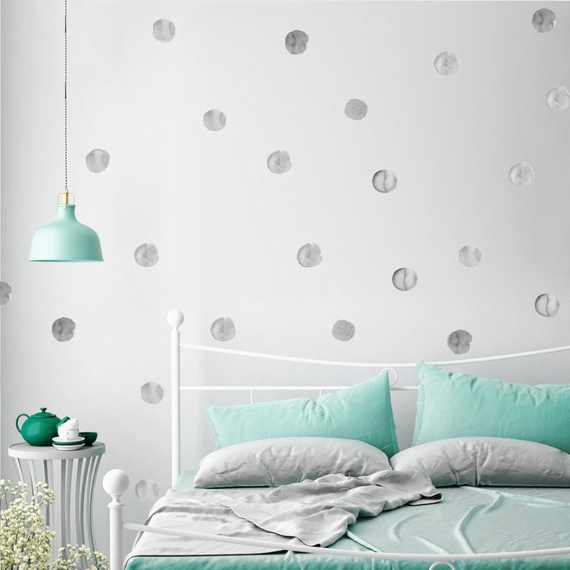 Watercolor Dot Wall Decal  Kids Wall Stickers - Just Kidding Store