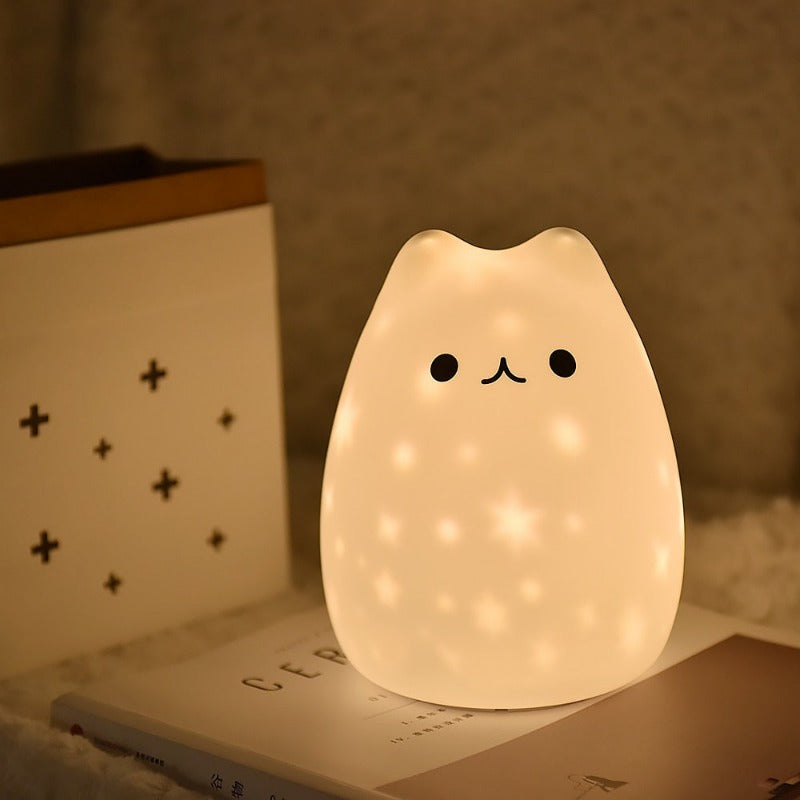 Sparkly LED Night Light - Tap Control Color Changing Lamp