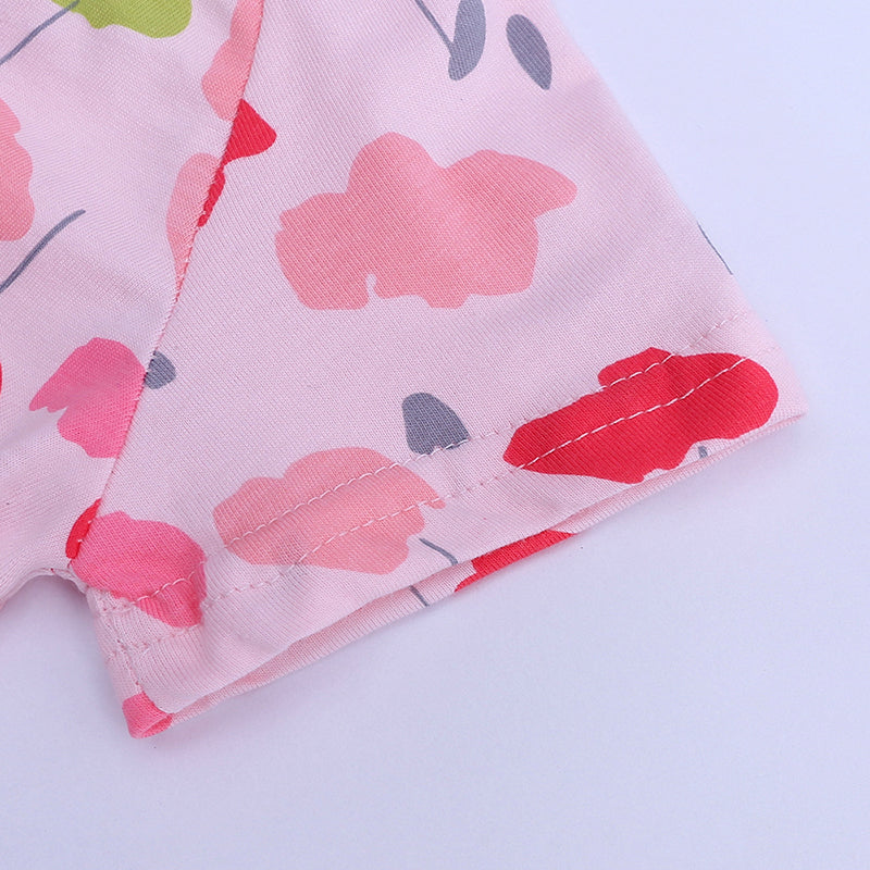 Poppy Flowers Baby Toddler Fashion Trendy Summer Romper Just Kidding Store