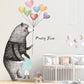 Pretty Bear Wall Sticker Big Bear Kids Sticker - Just Kidding Store