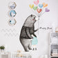 Pretty Bear Wall Sticker Big Bear Kids Sticker - Just Kidding Store