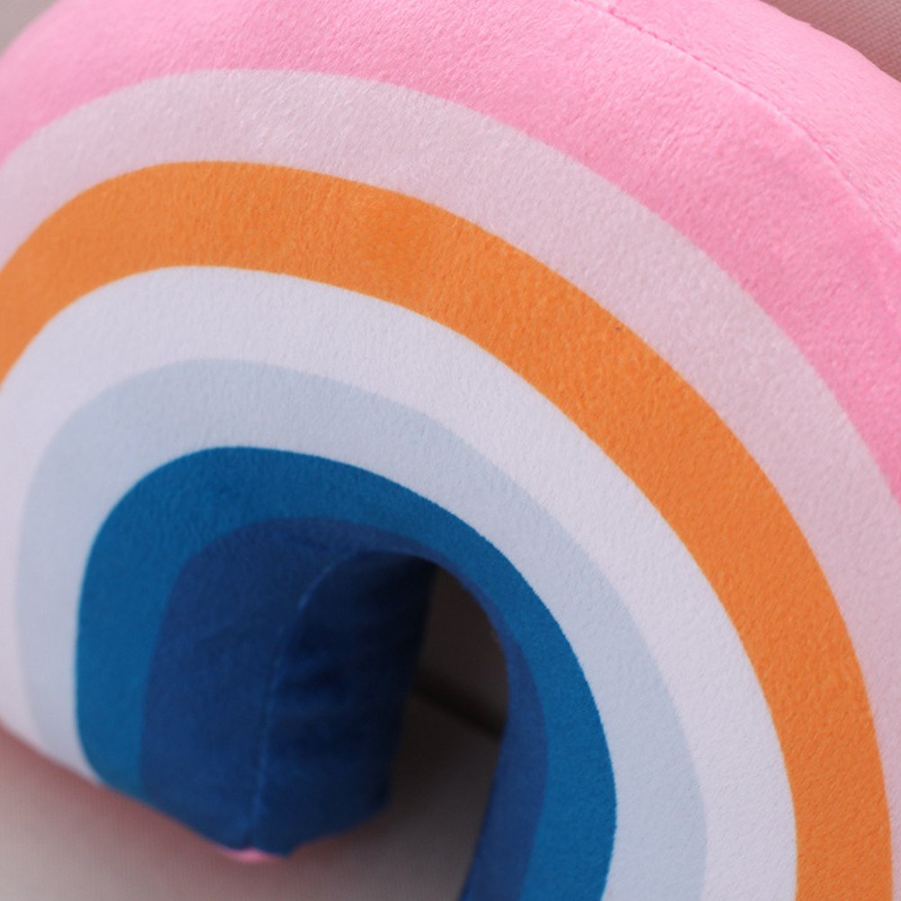 Rainbow Cushion - Nordic Style Pillow - Pink Red - Just Kidding Store 
