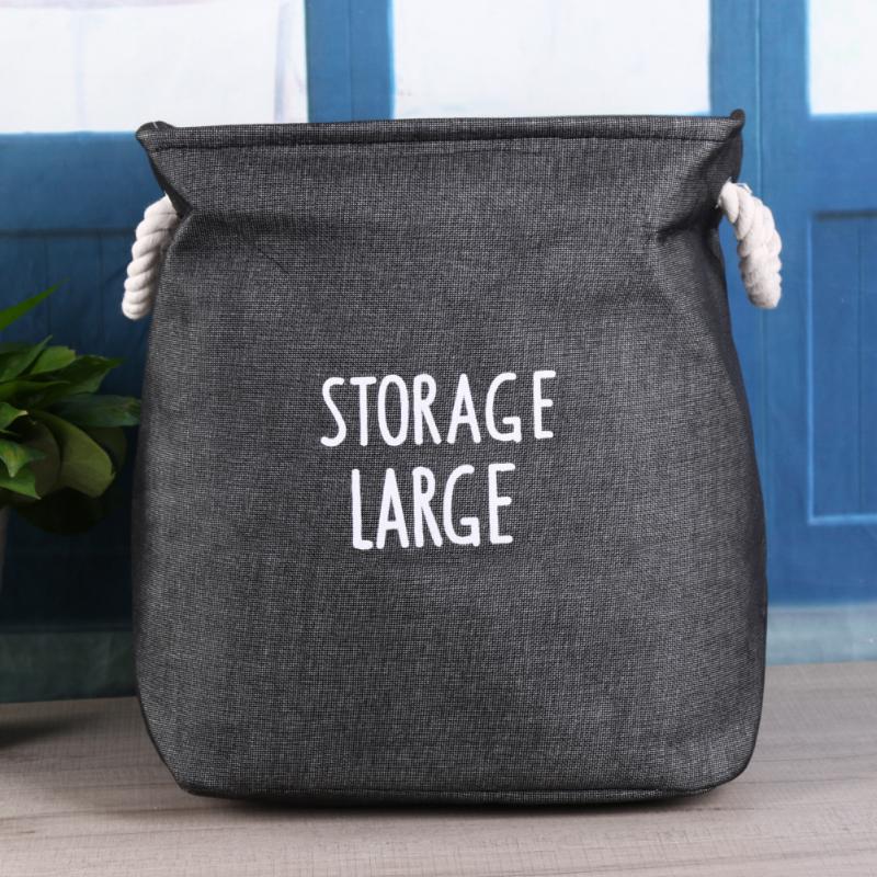 Storage Large Canvas Storage Basket Kids Hamper - Just Kidding Store