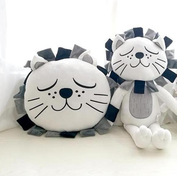 Sleepy Lion Plush Cushion - Just Kidding Store