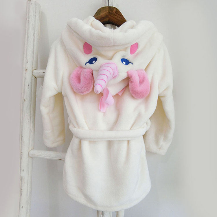 Ultra Soft Velvet Bathrobe Nightgown - Unicorn - Just Kidding Store