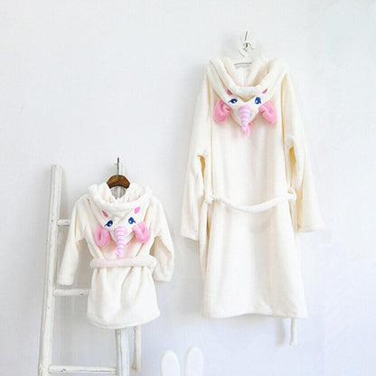 Ultra Mom and Me  Matching Soft Velvet Unicorn Bathrobe Nightgown - Just Kidding Store
