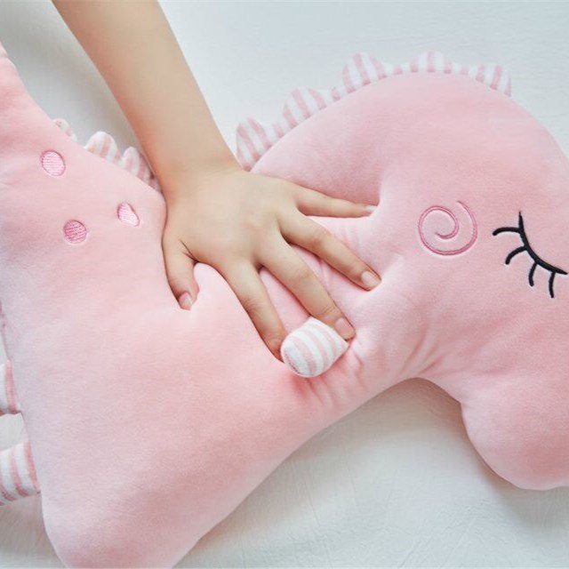 Dinosaur Plush Pillow - Stuffed Cushion - Just Kidding Store