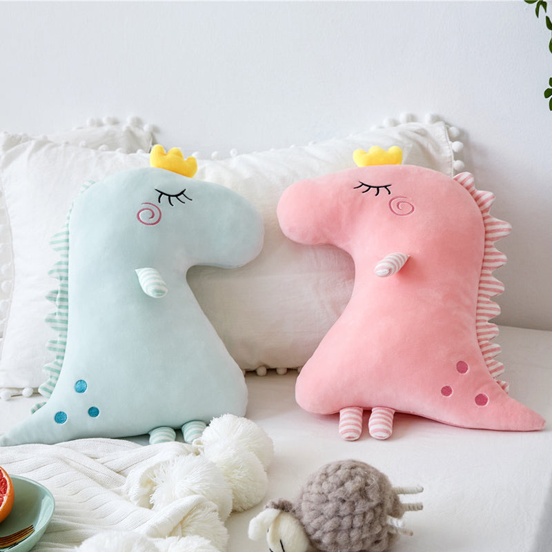 Dinosaur Plush Pillow - Stuffed Cushion - Just Kidding Store