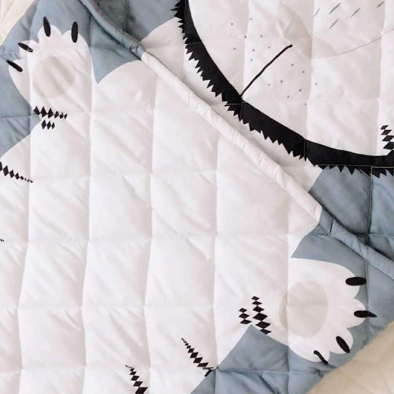 Kids Sleeping Bag Children Sleep Sack White Tiger - Just Kidding Store