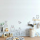 Forest Animals Kids Room Nursery Scandi Wall Sticker - Just Kidding Store